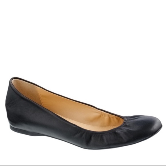 J crew black flats Clearance